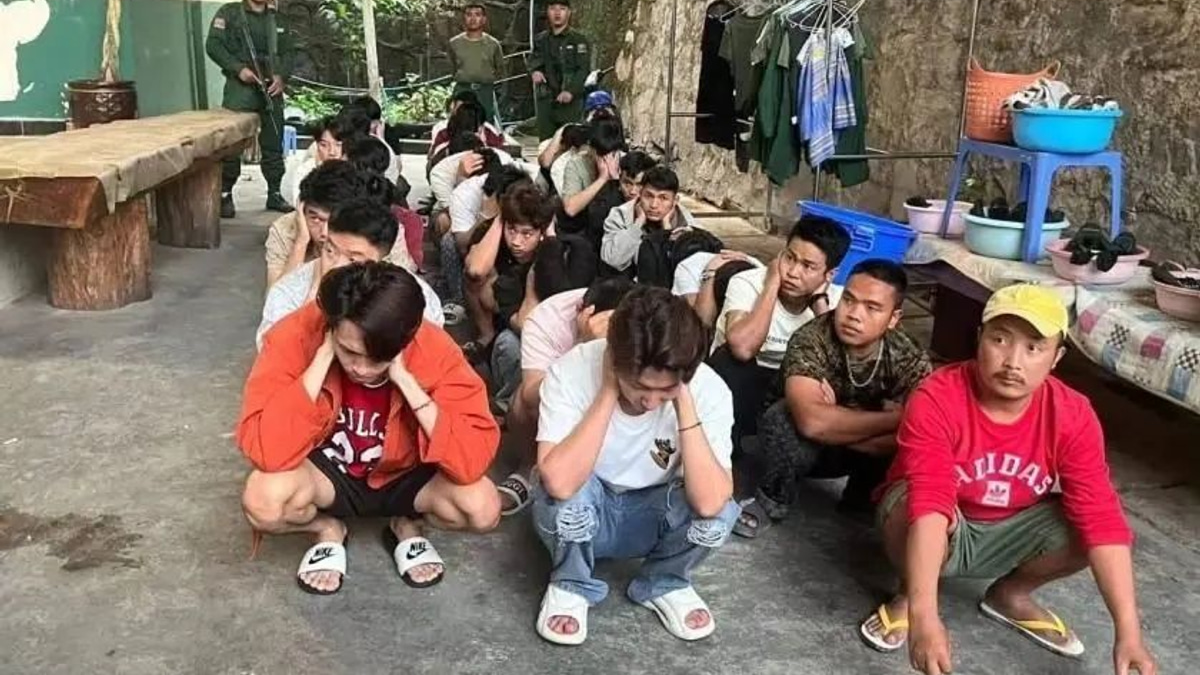 Four Chinese nationals held in Myanmar for operating online scams and illegal gambling networks